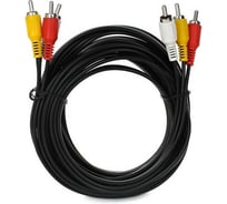 Соединительный кабель VCOM 3xRCA /M/ - 3xRCA /M/, 5m VAV7150-5M