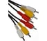 Соединительный кабель VCOM 3xRCA /M/ - 3xRCA /M/, 3m VAV7150-3M 2