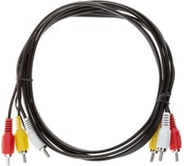 Соединительный кабель VCOM 3xRCA /M/ - 3xRCA /M/, 1,5m VAV7150-1.5M