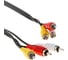 Соединительный кабель VCOM 3xRCA /M/ - 3xRCA /M/, 1,5m VAV7150-1.5M 2