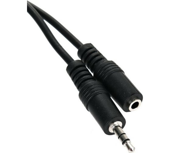 Удлинительный кабель VCOM 3.5 Jack /M/ - 3.5 Jack /F/, стерео, аудио, 1.8м VAV7179-1.8M