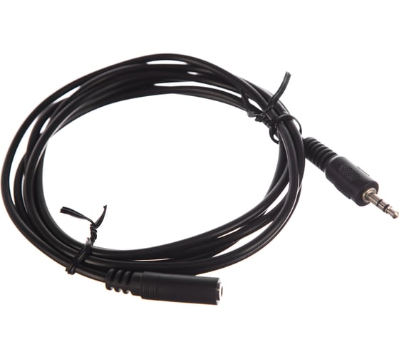 Удлинительный кабель VCOM 3.5 Jack /M/ - 3.5 Jack /F/, стерео, аудио, 1.8м VAV7179-1.8M