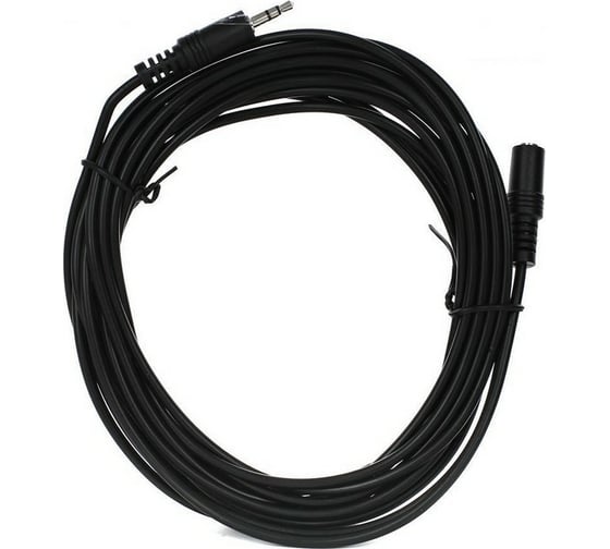 Удлинительный кабель VCOM 3.5 Jack /M/ - 3.5 Jack /F/, стерео, аудио, 5.0м VAV7179-5M