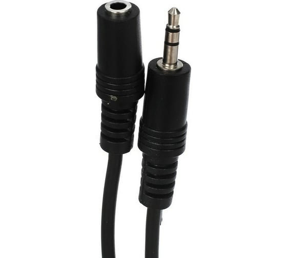 Удлинительный кабель VCOM 3.5 Jack /M/ - 3.5 Jack /F/, стерео, аудио, 5.0м VAV7179-5M