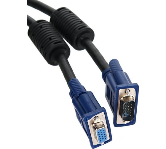 Удлинительный кабель VCOM Монитор-SVGA card /15M-15F/ 20m, 2 фильтра VVG6460-20M