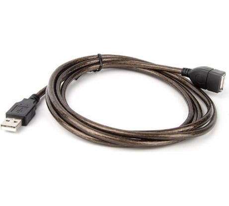 Удлинительный кабель Telecom USB2.0 AM/AF прозрачная изоляция, 1.8m VUS6956T-1.8M