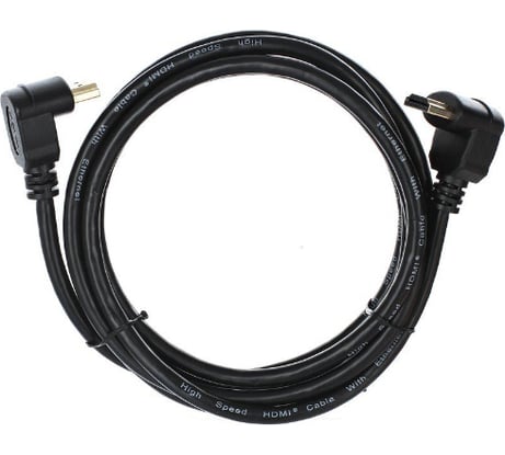 Кабель с двумя угловыми коннекторами Telecom HDMI 19M/M, 1.4V, 2м CG501D_A90_2M