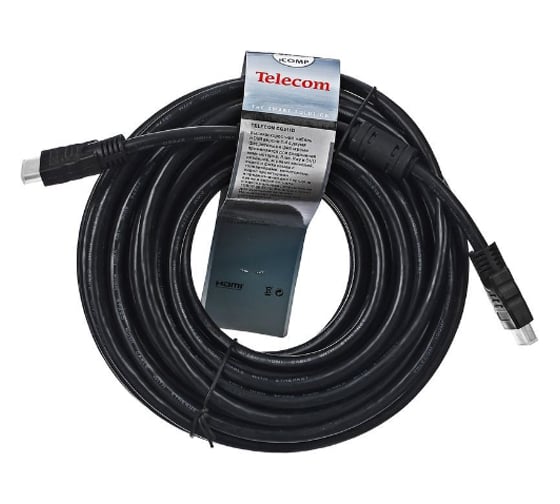 Кабель Telecom HDMI 19M/M+2 фильтра, 1.4V W/Ethernet/3D CG511D-20M