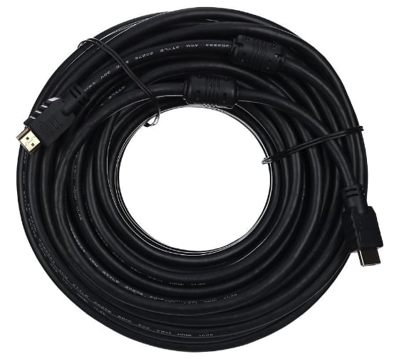Кабель Telecom HDMI 19M/M+2 фильтра, 1.4V, W/Ethernet/3D CG511D-25M