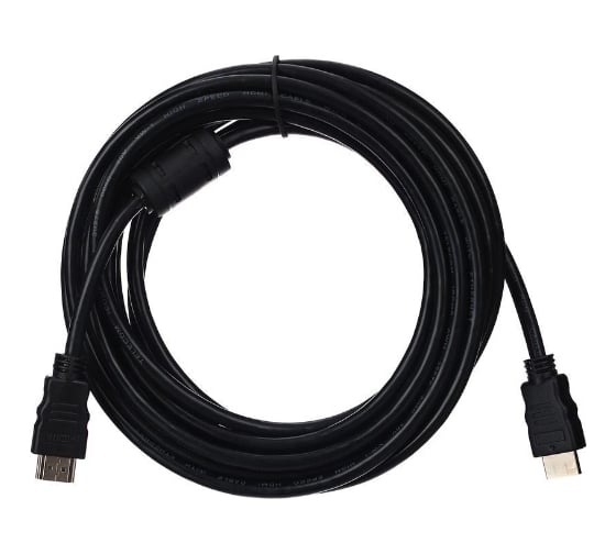 Кабель Telecom HDMI 19M/M+2 фильтра, 1.4V, W/Ethernet/3D CG511D-5M 1