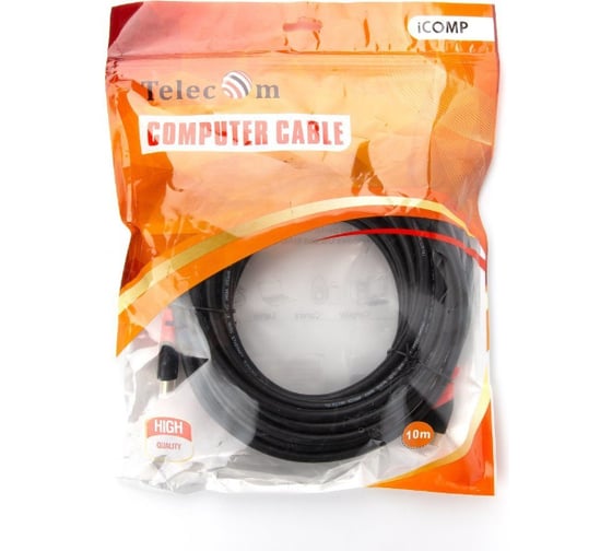 Кабель Telecom HDMI-19M --- HDMI-19M, ver 2.0, 4K*30Hz,10m 2F PRO TCG220F-10M