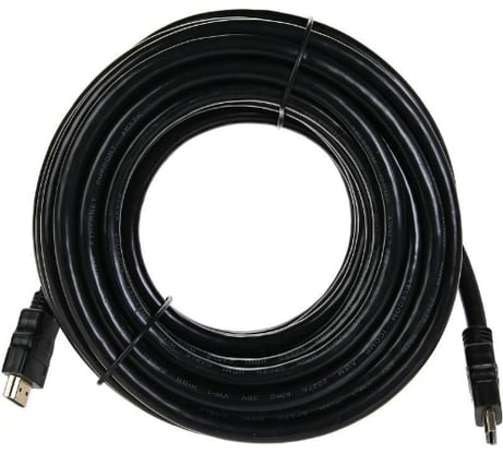 Кабель Telecom HDMI-19M --- HDMI-19M, ver 2.0+3D/Ethernet, 2 фильтра, 10m TCG200F-10M