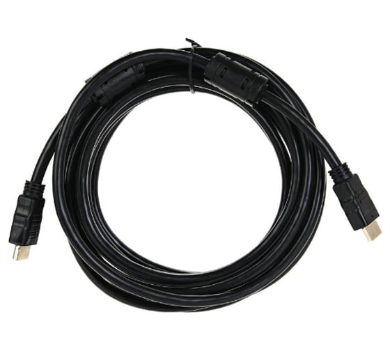 Кабель Telecom HDMI-19M --- HDMI-19M ver 2.0+3D/Ethernet, 2 фильтра, 5m TCG200F-5M 1