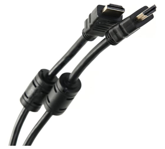 Кабель Telecom HDMI-19M --- HDMI-19M ver 2.0+3D/Ethernet, 2 фильтра, 5m TCG200F-5M