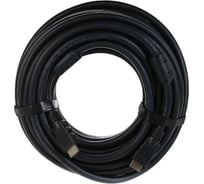 Кабель Telecom HDMI-19M --- HDMI-19M, ver 2.0+3D/Ethernet, 2 фильтра, 20m TCG200F-20M