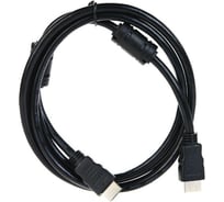 Кабель Telecom HDMI-19M --- HDMI-19M, ver 2.0+3D/Ethernet, 2 фильтра, 2m TCG200F-2M