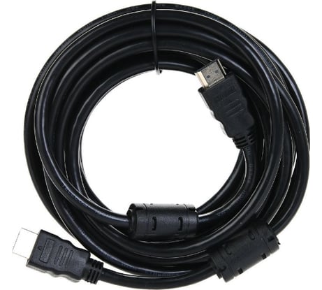 Кабель Telecom HDMI-19M --- HDMI-19M, ver 2.0+3D/Ethernet, 2 фильтра, 7.5m TCG200F-7.5M