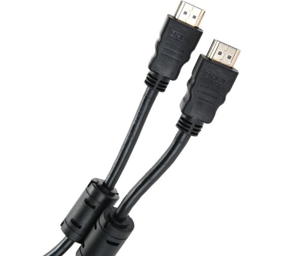 Кабель Telecom HDMI-19M --- HDMI-19M, ver 2.0+3D/Ethernet, 2 фильтра, 7.5m TCG200F-7.5M