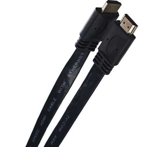 Плоский кабель TV-COM HDMI 19M/M 1.4V 1m CG200F-1M