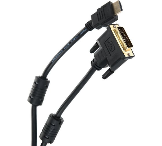 Кабель TV-COM HDMI to DVI-D /19M -25M/ 5м, 2 фильтра LCG135F-5M