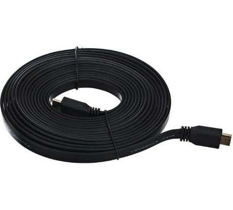 Плоский кабель TV-COM HDMI 19M/M 1.4V 5m CG200F-5M