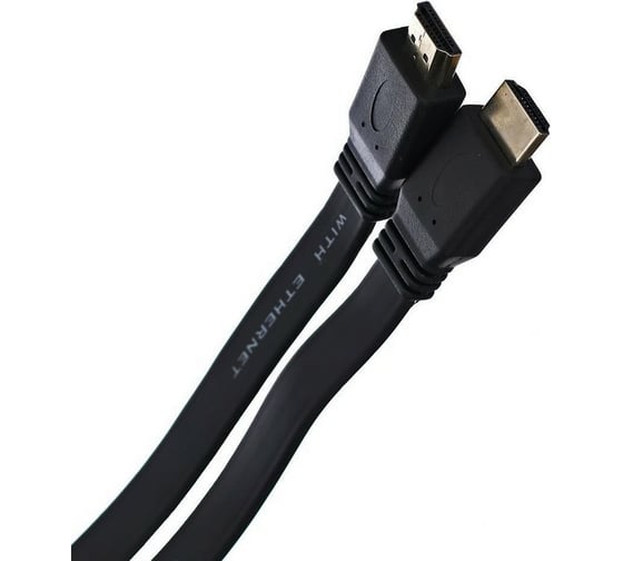 Плоский кабель TV-COM HDMI 19M/M 1.4V 5m CG200F-5M
