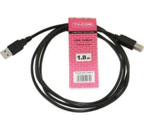 Кабель TV-COM USB2.0 AB 1,8м USB100G-1.8M