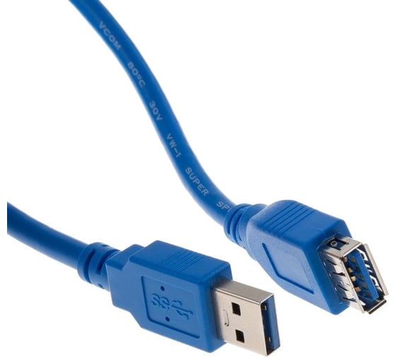 Удлинительный кабель VCOM USB3.0 Am-Af 5m /VUS7065-5M