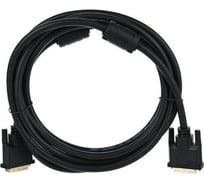 Кабель VCOM DVI-DVI Dual Link /25M-25M/, 3m, 2 фильтра VDV6300-3M