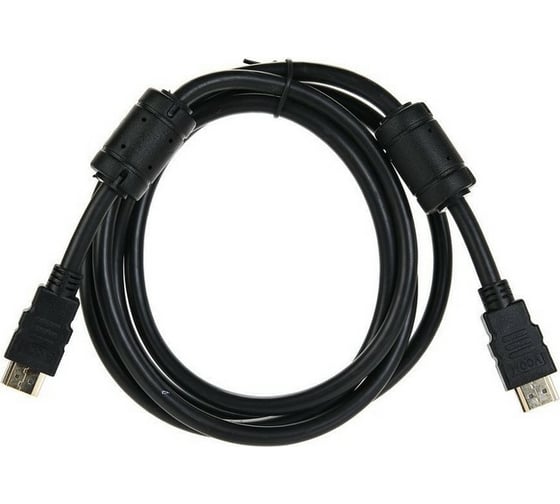 Кабель VCOM HDMI 19M/M ver:1.4+3D, 1,8m, 2 фильтра Blister VHD6020D-1.8MB 1