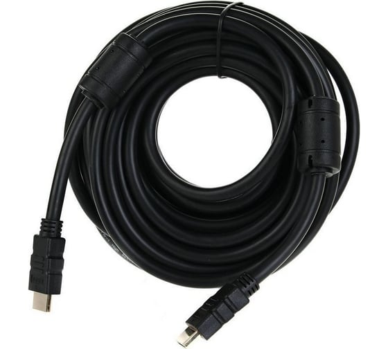 Кабель VCOM HDMI 19M/M ver:1.4+3D, 10m, 2 фильтра Blister VHD6020D-10MB 1