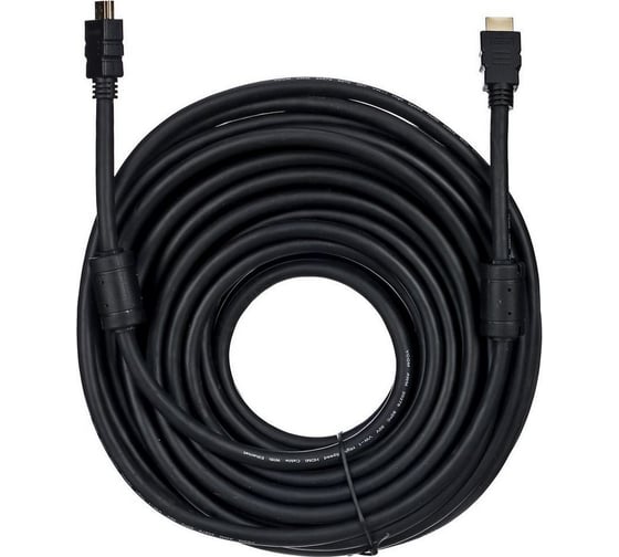 Кабель VCOM HDMI 19M/M ver:1.4+3D, 20m, 2 фильтра Blister VHD6020D-20MB 1