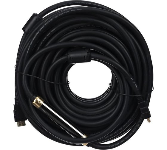 Кабель VCOM HDMI 19M/M ver:1.4+3D, 25m, 2 фильтра VHD6020D-25MB VHD6020D-25M 1
