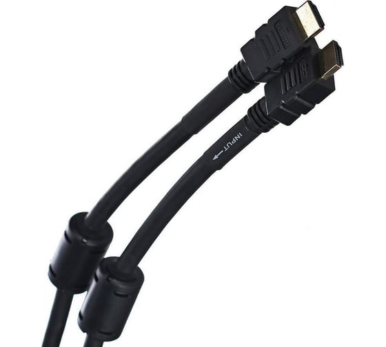 Кабель VCOM HDMI 19M/M ver:1.4+3D, 25m, 2 фильтра VHD6020D-25MB VHD6020D-25M