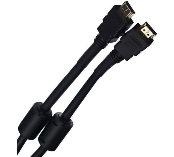 Кабель VCOM HDMI 19M/M ver:1.4+3D, 40m, 2 фильтра VHD6020D-40MB VHD6020D-40M
