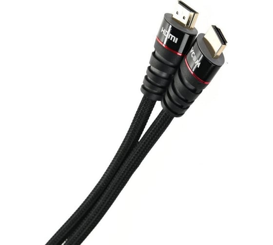 Кабель VCOM HDMI 19M/M ver. 2.0 черные коннекторы, 1.8m Blister CG526S-B-1.8M