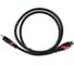 Кабель VCOM HDMI 19M/M ver. 2.0 black red, 1m CG525-R-1.0 1