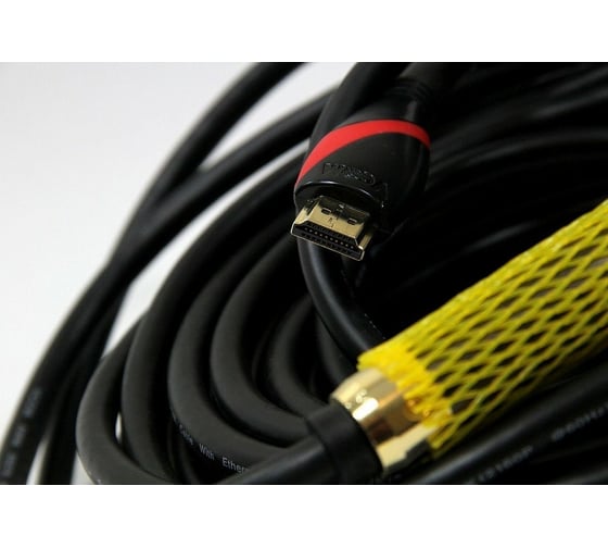 Кабель VCOM HDMI 19M/M ver. 2.0, 2 фильтра, с усилителем , 20m CG525D-R-20.0