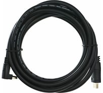 Кабель VCOM HDMI=HDMI-угловой коннектор 90 градусов 3м, 2.0V CG523-3M