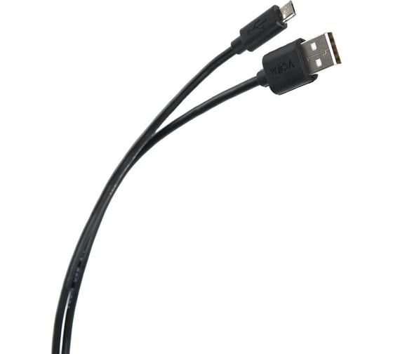 Кабель VCOM USB2.0 Am micro-B 5P, 1.8м, черный VUS6945-1.8M