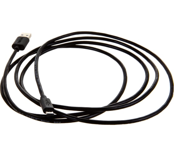 Кабель VCOM USB2.0 Am micro-B 5P, 1.8м, черный VUS6945-1.8M