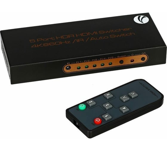 Переключатель VCOM HDMI 2.0 V 5=1 DD465 1