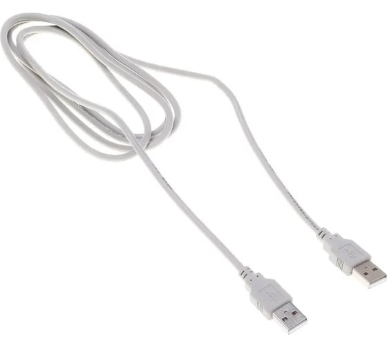 Кабель BURO USB A(m) USB A(m) 1.8м (BHP RET USB_AM18) серый, блистер 485548