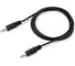 Соединительный аудио кабель BURO BAAC002-1 Jack 3.5 (m)/Jack 3.5 (m) 1м, черный 1518716 1