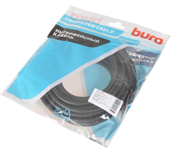 Кабель аудио-видео BURO DisplayPort (m)/DisplayPort (m) 10 м, позолоченные контакты, черный (BHP-DPP-1.4-10G) 1478867