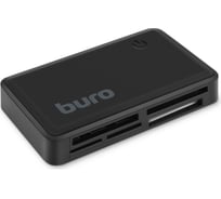 Устройство чтения карт памяти BURO USB2.0 BU-CR-151 черный 389727