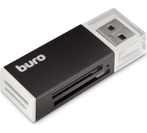 Устройство чтения карт памяти BURO USB2.0 BU-CR-3104 черный 1001429
