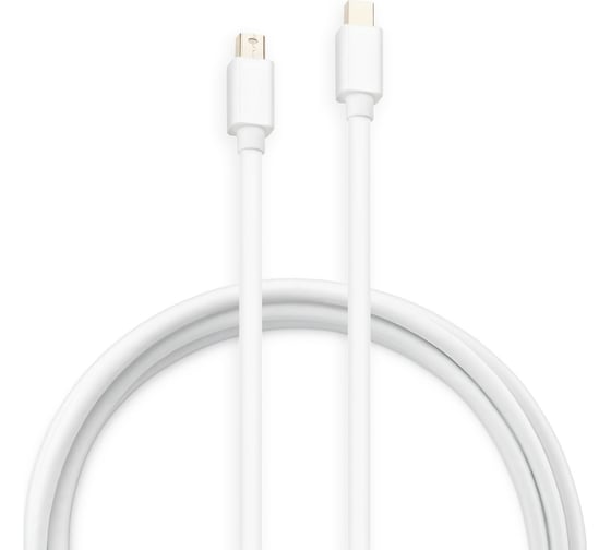 Кабель аудио-видео BURO 1.2v miniDisplayport (m)/miniDisplayport (m) 2 м, позолоченные контакты, белый (BHP MD 1147213