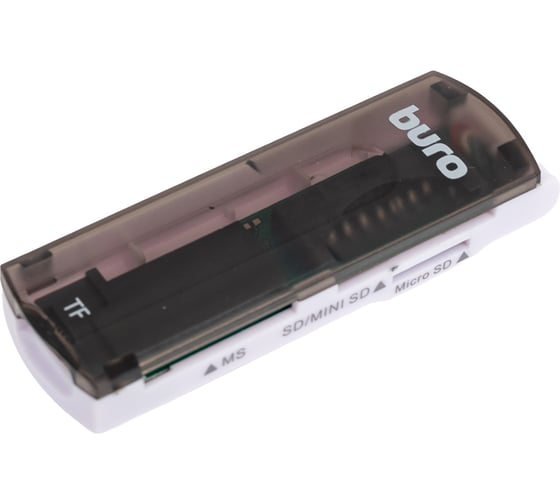 Устройство чтения карт памяти BURO USB2.0 BU-CR-108 черный 389721