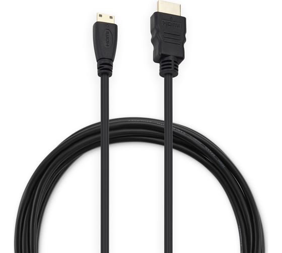 Кабель аудио-видео BURO mini-HDMI (m)/HDMI (m) 3 м, черный (BHP-MINHDMI-3) 1478825